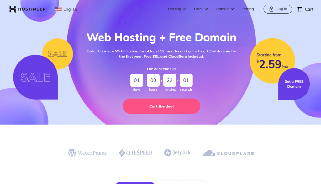 Better Web Hosting for a Beginner -Best & Cheap - Hostinger