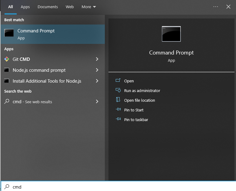 Using Windows Assistant: Cortana – Command Prompt