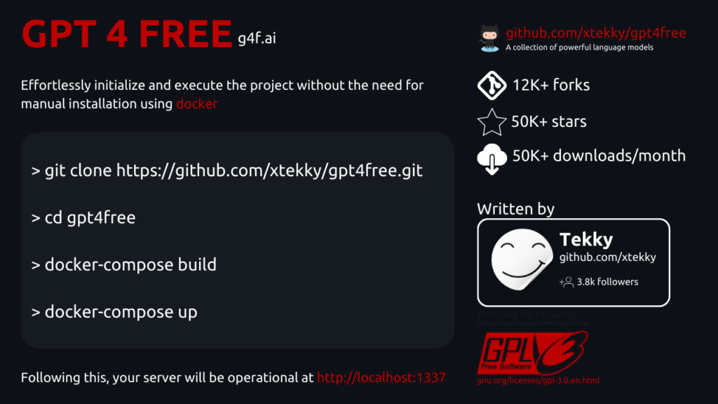 How to install GPT4FREE
