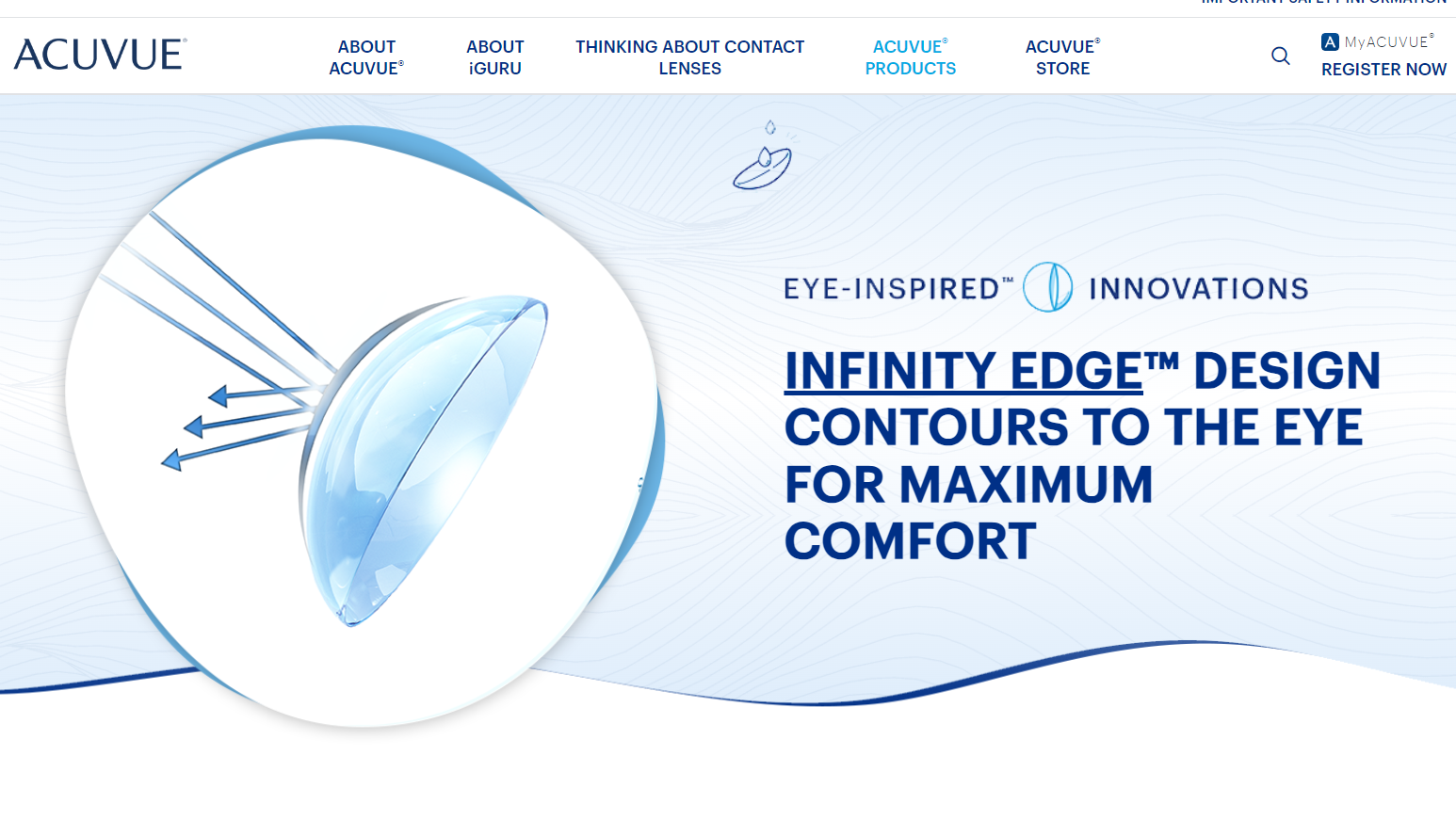 Acuvue Johnson & Johnson alternative for Nike Maxsight