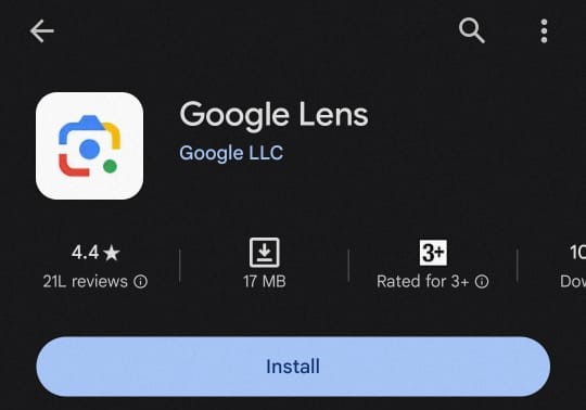 Download Google Lens app to make search easy